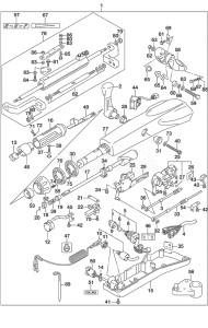 Outboard DF 115A drawing Tiller Handle