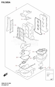 DF50A From 05003F-210001 (E01)  2012 drawing OPT:GASKET SET (DF40A:E01)