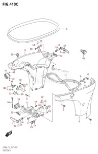 DF80A From 08002F-710001 (E03)  2017 drawing SIDE COVER (DF90A:E03)