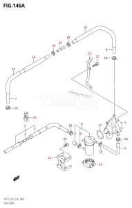 DF175Z From 17502Z-410001 (E01 E40)  2014 drawing FUEL PUMP (DF150T:E01)