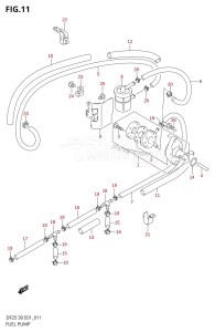 DF30 From 03001F-251001 ()  2002 drawing FUEL PUMP