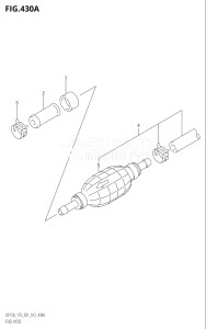 17502Z-210001 (2012) 175hp E01 E40-Gen. Export 1 - Costa Rica (DF175Z) DF175Z drawing FUEL HOSE (DF150T:E40)