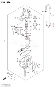 07003F-410001 (2014) 70hp E03-USA (DF70A) DF70A drawing FUEL VAPOR SEPARATOR