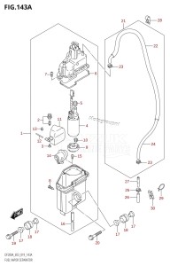 DF150AZ From 15003Z-910001 (E03)  2019 drawing FUEL VAPOR SEPARATOR