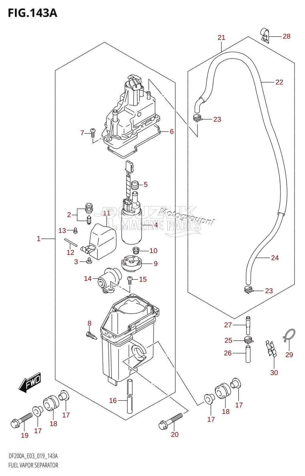 FUEL VAPOR SEPARATOR