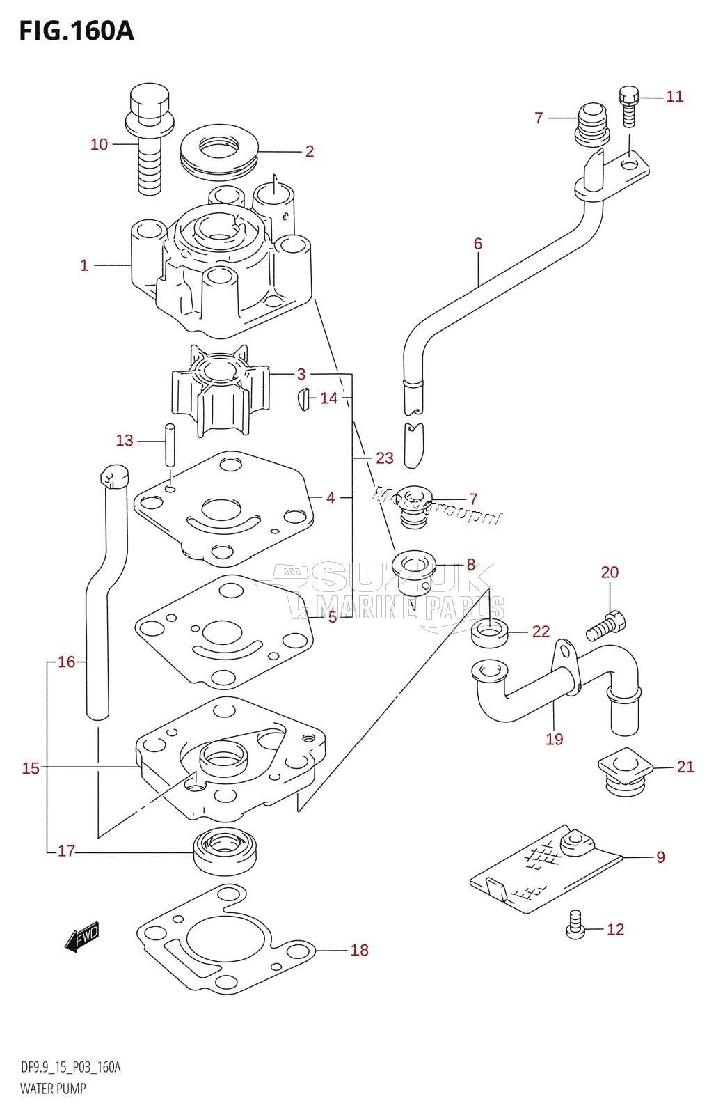 WATER PUMP (K4,K5,K6)