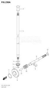 00252F-910001 (2019) 2.5hp P03-U.S.A (DF2.5) DF2.5 drawing DRIVE SHAFT