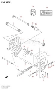 DF20A From 02002F-310001 (P01 P40)  2013 drawing CLAMP BRACKET (DF20A:P40)