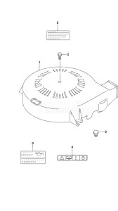 DF 140A drawing Ring Gear Cover