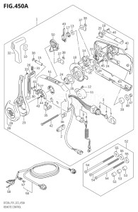 02002F-040001 (2020) 20hp E01 P01 P40-Gen. Export 1 (DF20A   DF20A    DF20AR   DF20AR    DF20AT   DF20AT    DF20ATH   DF20ATH) DF20A drawing REMOTE CONTROL (SEE NOTE)