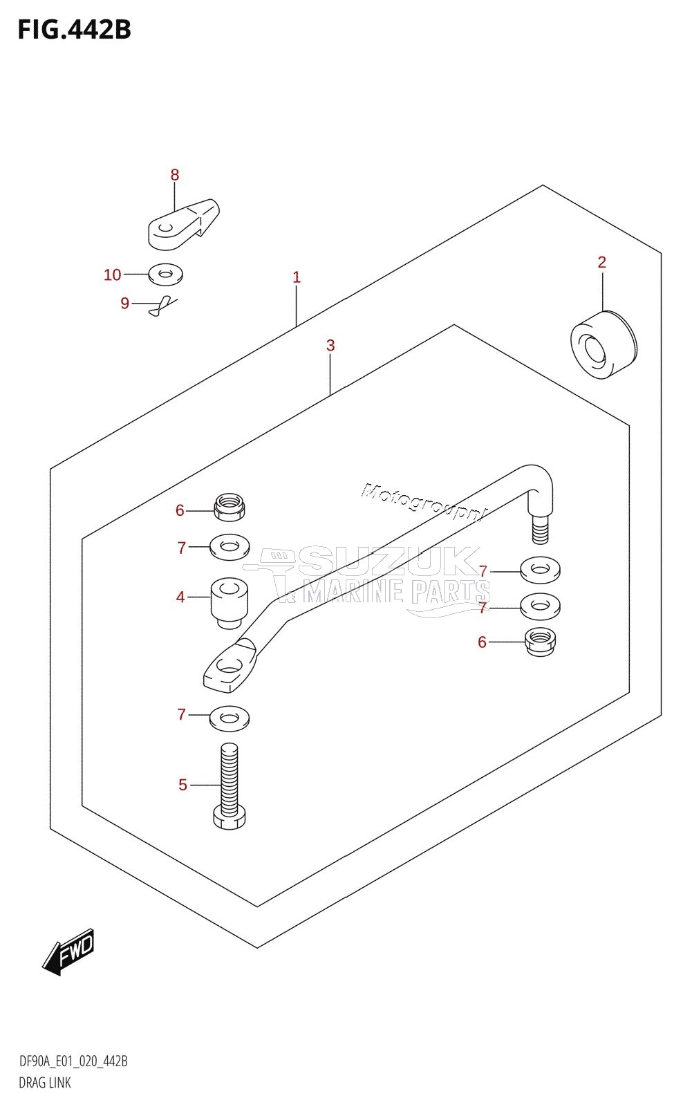 DRAG LINK (DF70ATH,DF90ATH)