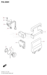 DF140A From 14003F-710001 (E11 E40)  2017 drawing PTT SWITCH /​ ENGINE CONTROL UNIT (DF140AZ:E11)