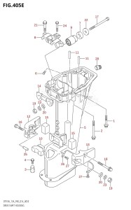 DT9.9A From 00993K-410001 (P36 P40)  2014 drawing DRIVE SHAFT HOUSING (DT15AK:P36)