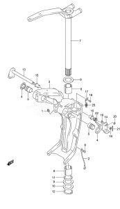 Outboard DF 225 drawing Swivel Bracket