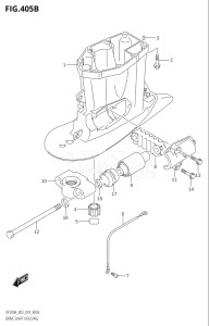 20003Z-810001 (2018) 200hp E03-USA (DF200AZ) DF200AZ drawing DRIVE SHAFT HOUSING (DF200AZ)