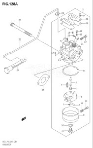 00252F-210001 (2012) 2.5hp P03-U.S.A (DF2.5) DF2.5 drawing CARBURETOR