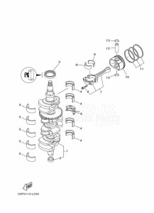 LF150XB-2017 drawing CRANKSHAFT--PISTON