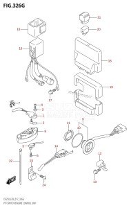 DF225T From 22503F-710001 (E03)  2017 drawing PTT SWITCH /​ ENGINE CONTROL UNIT (DF250ST:E03)