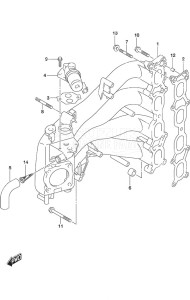 DF 140A drawing Intake Manifold