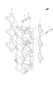 Outboard DF 225 drawing Intake Manifold