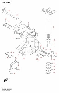 DF90A From 09003F-910001 (E40)  2019 drawing SWIVEL BRACKET (DF70ATH,DF90ATH)