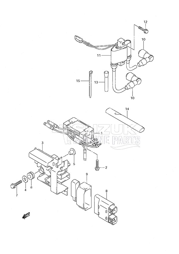 Rectifier/Ignition Coil Non-Remote Control