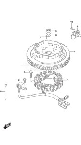 DF 9.9B drawing Magneto Electric Starter