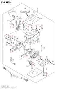 DF300Z From 30001Z-780001 (E03)  2007 drawing OPT:REMOTE CONTROL ASSY SINGLE (K8,K9,K10,011)