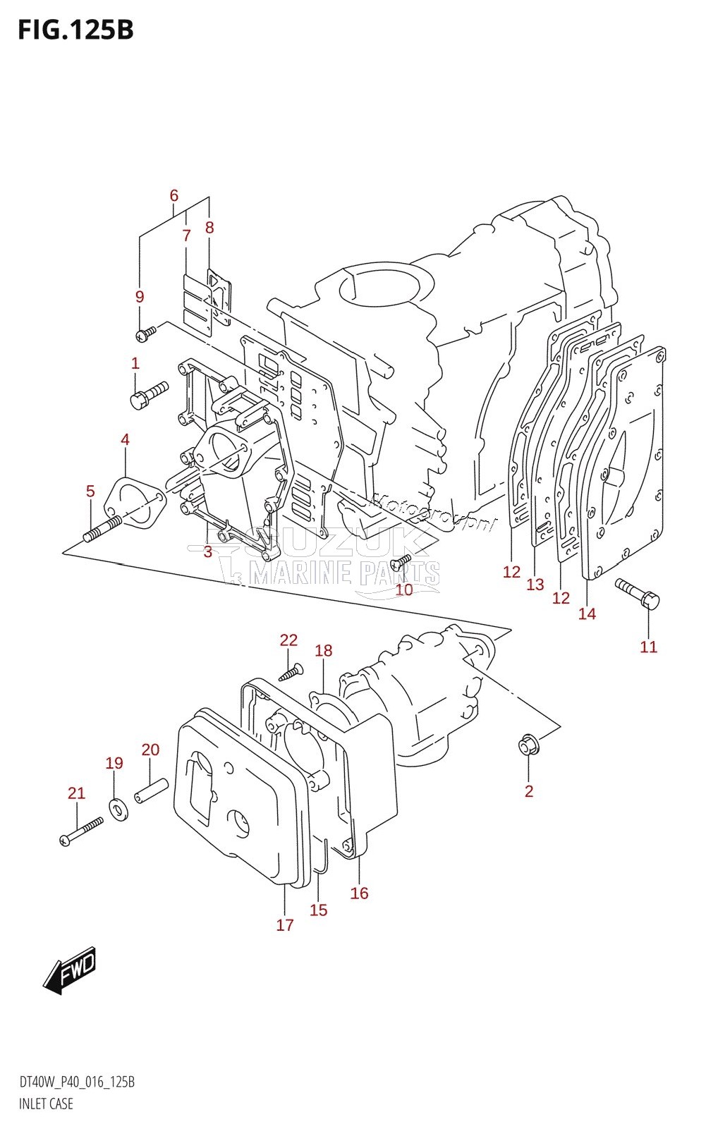 INLET CASE (DT40W:P90)