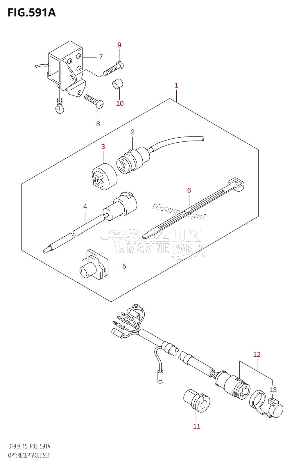 OPT:RECEPTACLE SET (K4)