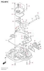 DF250T From 25004F-510001 (E03)  2015 drawing ENGINE HOLDER (DF225T:E03)