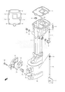 Outboard DF 9.9A drawing Drive Shaft Housing