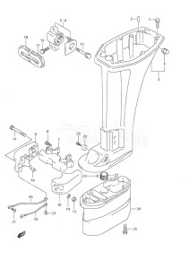 DF 9.9 drawing Driveshaft Housing