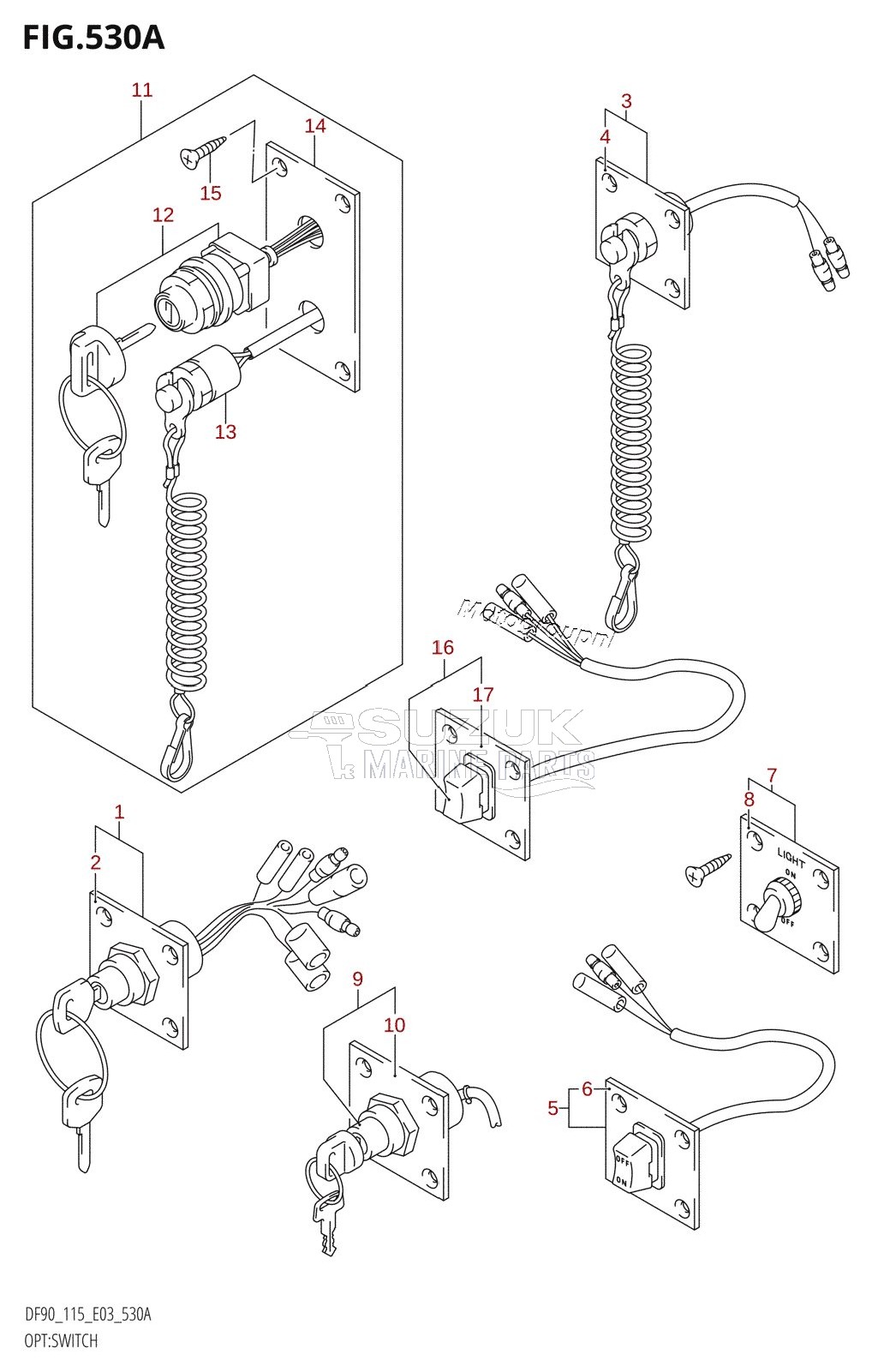 OPT:SWITCH (K1,K2,K3,K4)