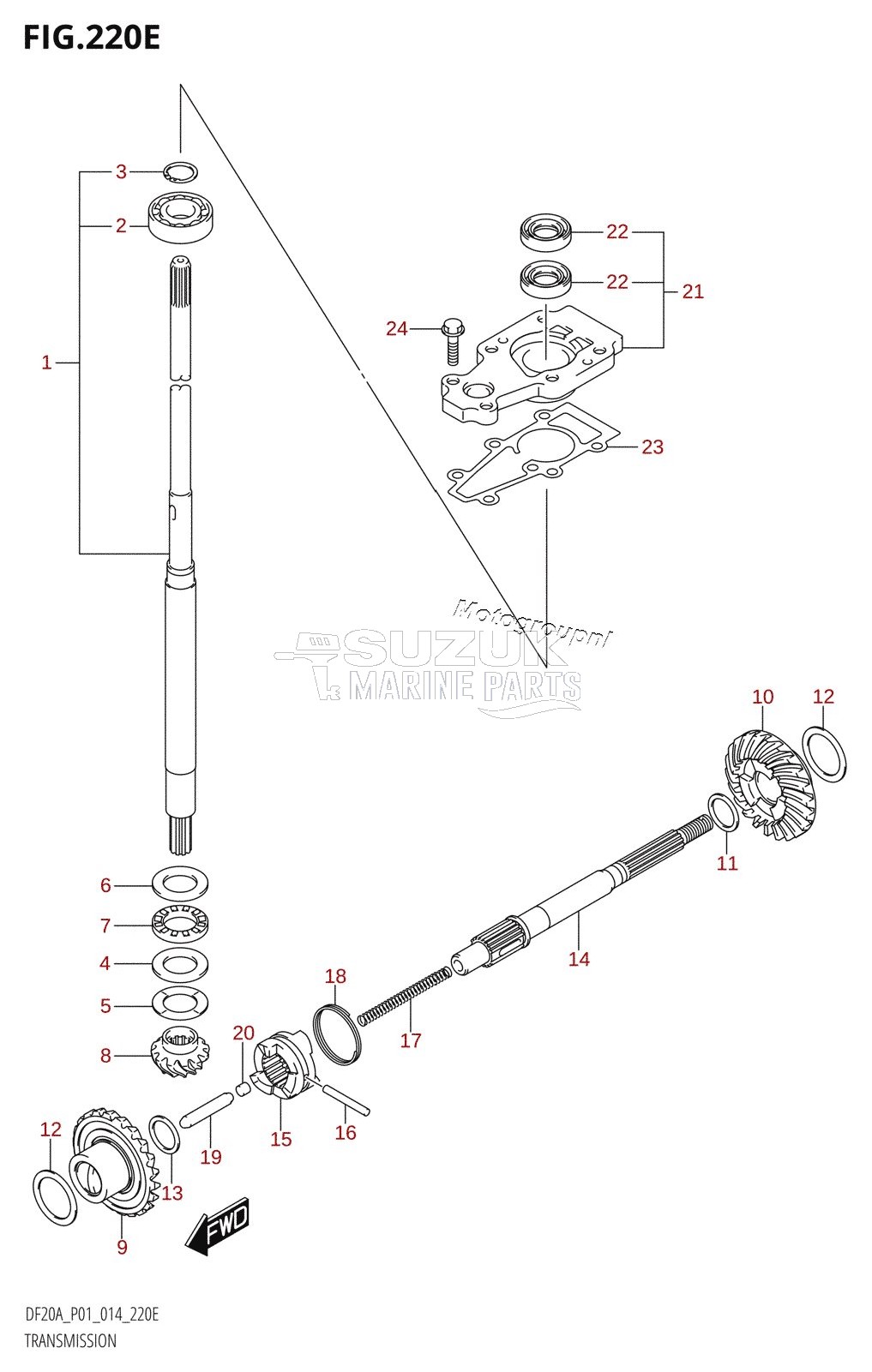 TRANSMISSION (DF15AR:P01)