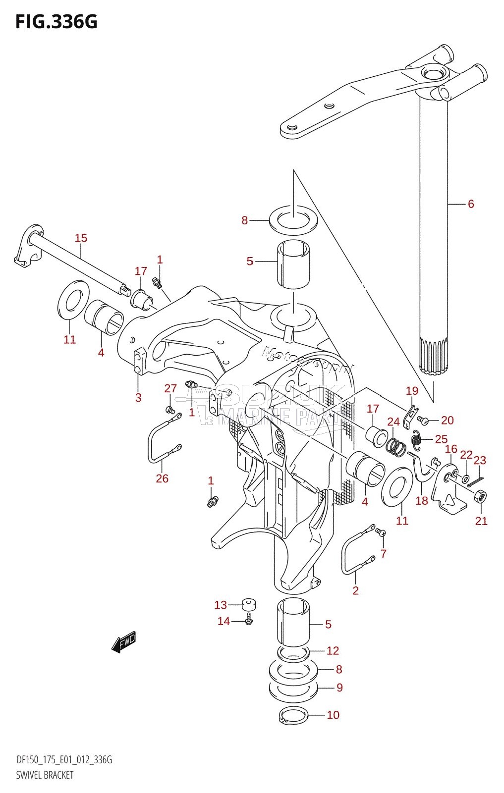 SWIVEL BRACKET (DF175Z:E01)