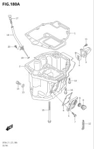 09003F-040001 (2020) 90hp E01 E40-Gen. Export 1 - Costa Rica (DF90ATH) DF90A drawing OIL PAN