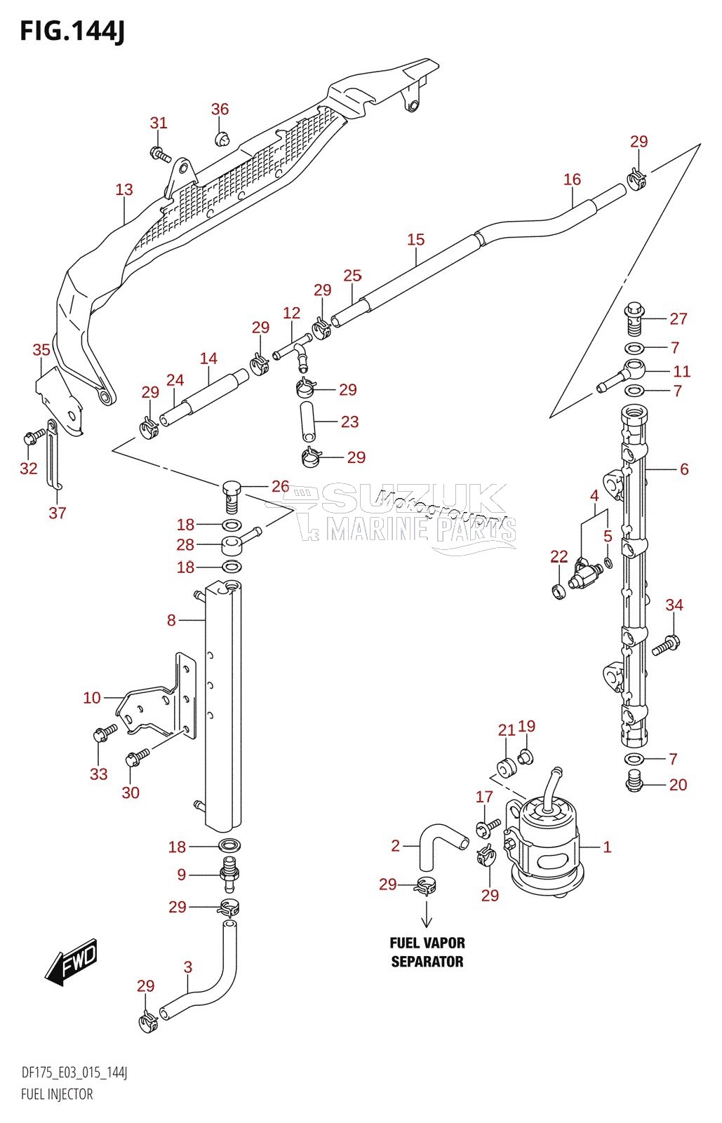 FUEL INJECTOR (DF150ST:E03)