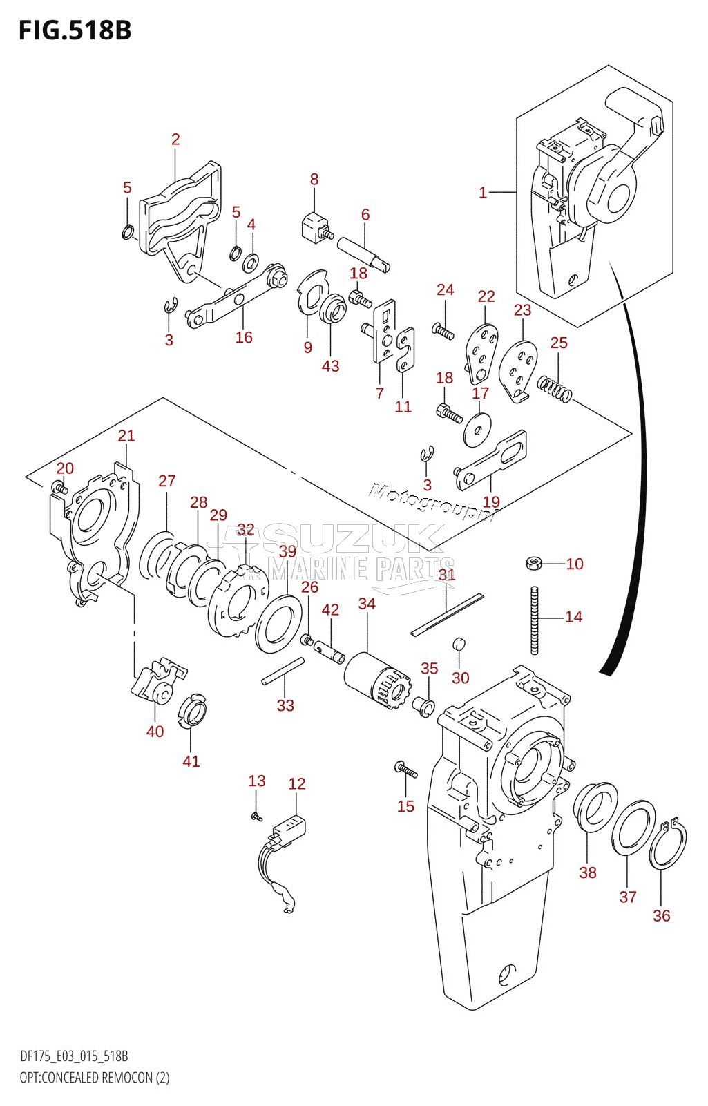 OPT:CONCEALED REMOCON (2) (DF150Z:E03)