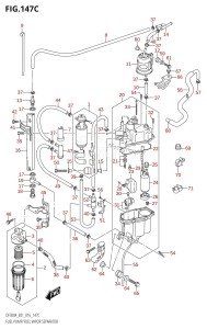 DF250A From 25003P-610001 (E01 E40)  2016 drawing FUEL PUMP /​ FUEL VAPOR SEPARATOR (DF250A:E01)