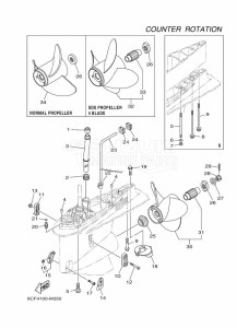 FL250DETX drawing PROPELLER-HOUSING-AND-TRANSMISSION-4