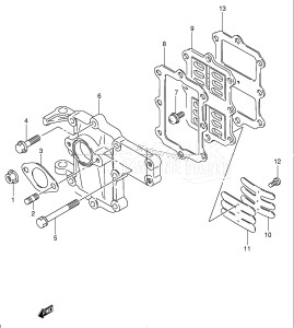 DT8 From 0801-030001 ()  2002 drawing REED VALVE (DT6)