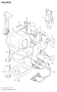 DF175Z From 17502Z-310001 (E01 E40)  2013 drawing OPT:REMOTE CONTROL ASSY DUAL (1)