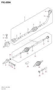 DF115T From 11501F-251001 (E03)  2002 drawing FUEL HOSE