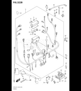 09003F-810001 (2018) 90hp E01 E40-Gen. Export 1 - Costa Rica (DF90AT  DF90ATH) DF90A drawing HARNESS (DF100B)