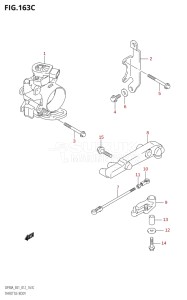 08002F-210001 (2012) 80hp E01 E40-Gen. Export 1 - Costa Rica (DF80A  DF80AT) DF80A drawing THROTTLE BODY (DF70ATH:E01)