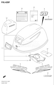 02002F-310001 (2013) 20hp P03-U.S.A (DF20A  DF20AR) DF20A drawing ENGINE COVER (DF20AR:P03)