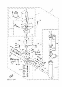 F40FETL drawing POWER-TILT-ASSEMBLY