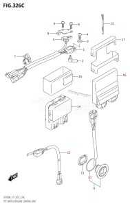 DF175A From 17503F-340001 (E11 E40)  2023 drawing PTT SWITCH /​ ENGINE CONTROL UNIT (DF150AT,DF150AZ,DF150AS)