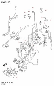 DF30A From 03003F-710001 (P01 P40)  2017 drawing HARNESS (DF25AT:P01)